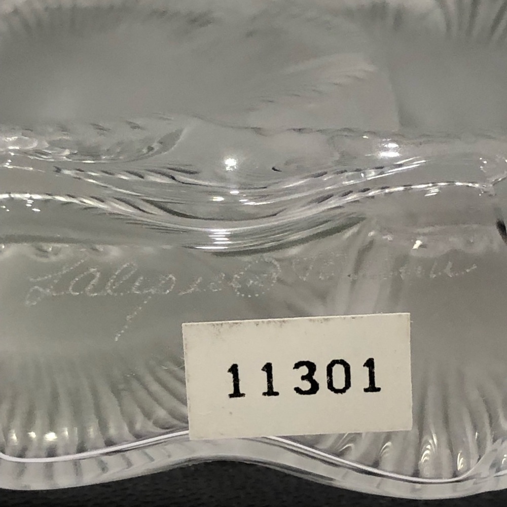 Lalique Vintage Rare 2 FLEURS PERFUME Crystal BOTTLE Signed Original Box - Picture 12 of 15